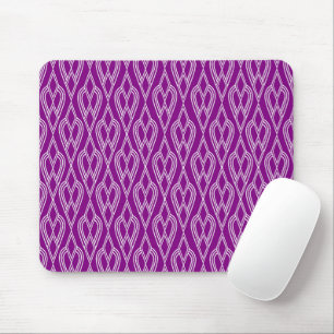Tapis De Souris Fleurs violettes Art Déco