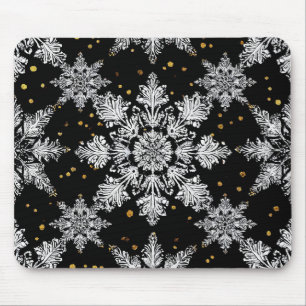 Tapis De Souris flocons de neige 3d