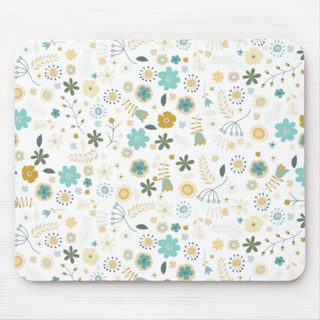 Tapis De Souris Floral (Devant)
