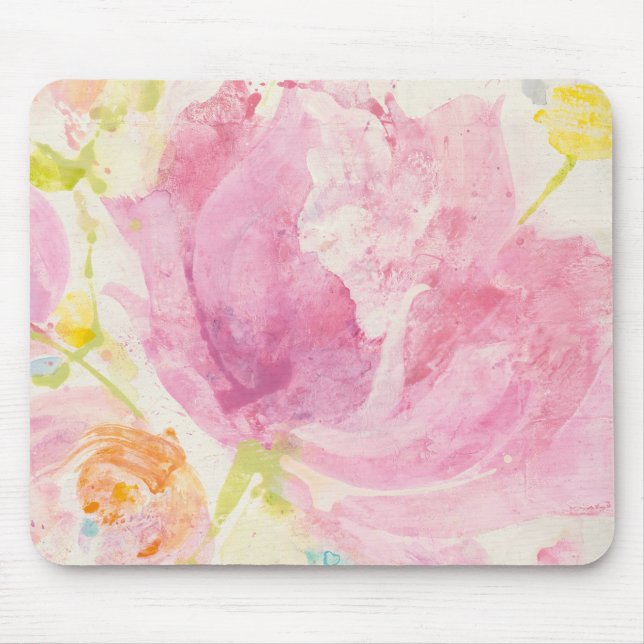 Tapis De Souris Floral abstrait de ressort (Devant)