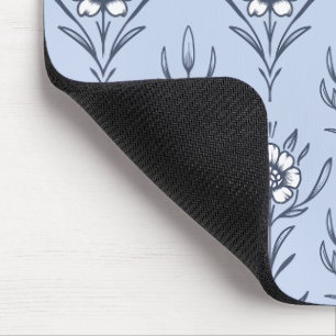 Tapis De Souris Floral bleu