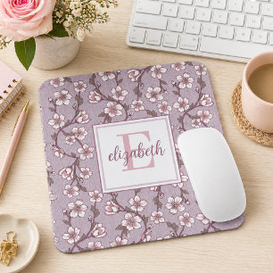 Tapis de souris floral Cadeau pour collègue Person