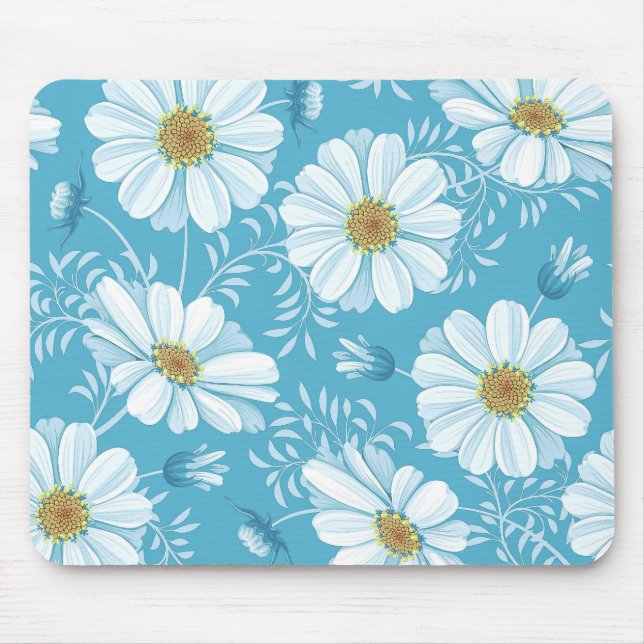 Tapis de souris floral élégant de l'arrière - plan (Devant)