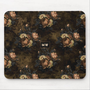 Tapis De Souris Floral gothique vintage