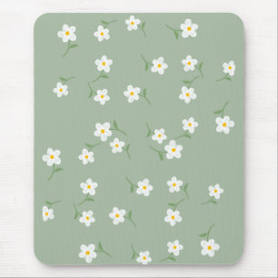 Tapis de souris floral Marguerite Sage