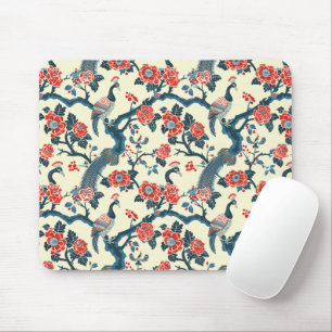 Tapis De Souris Floral Oriental Peacock style japonais