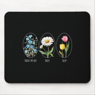 Tapis De Souris Floral subtil 8647 Trump Fleurs Oubliez-Moi Pas Da