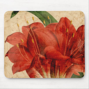 Tapis De Souris Floral vibrant VIII