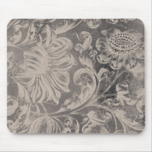 Tapis De Souris Floral vieilli