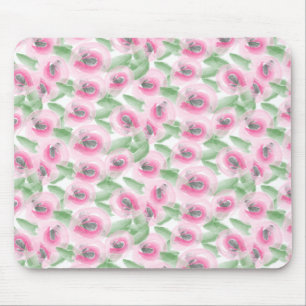 Tapis De Souris Flore aquarelle