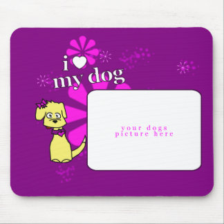 Tapis De Souris "Flower power" Kiley + Photo faite sur commande