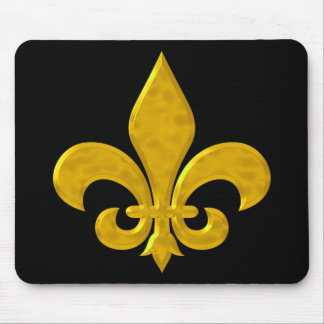 Tapis De Souris Fluer de Lis Gold