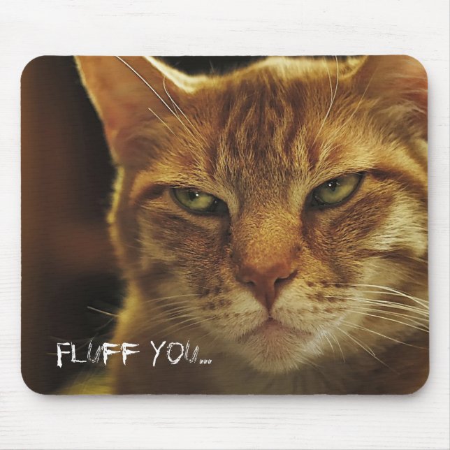 Tapis De Souris Fluff de chat (Devant)