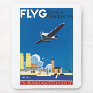 Tapis De Souris Flyg au-dessus de Stockholm