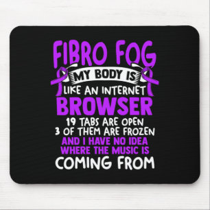 Tapis De Souris Fog - Fibro Survivor Fun Fibromyalgia Sensibilisat