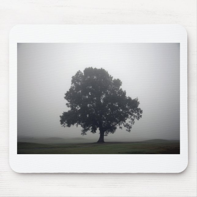 Tapis De Souris Foggy Tree (Devant)