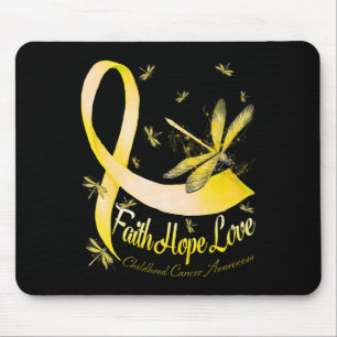 Tapis De Souris Foi Espoir Amour Enfance Cancer Conscience Libellu