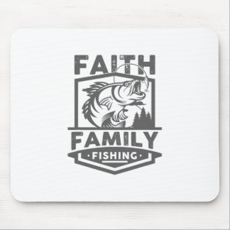 Tapis De Souris Foi Famille Pêche Citations Dieu Culte Religion R