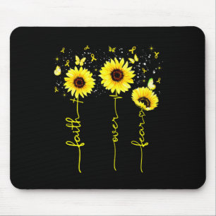 Tapis De Souris Foi sur la peur Enfant Cancer Sensibilisation Sunf