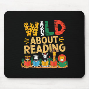 Tapis De Souris Folle de lecture de livres lectrice amoureuse bibl