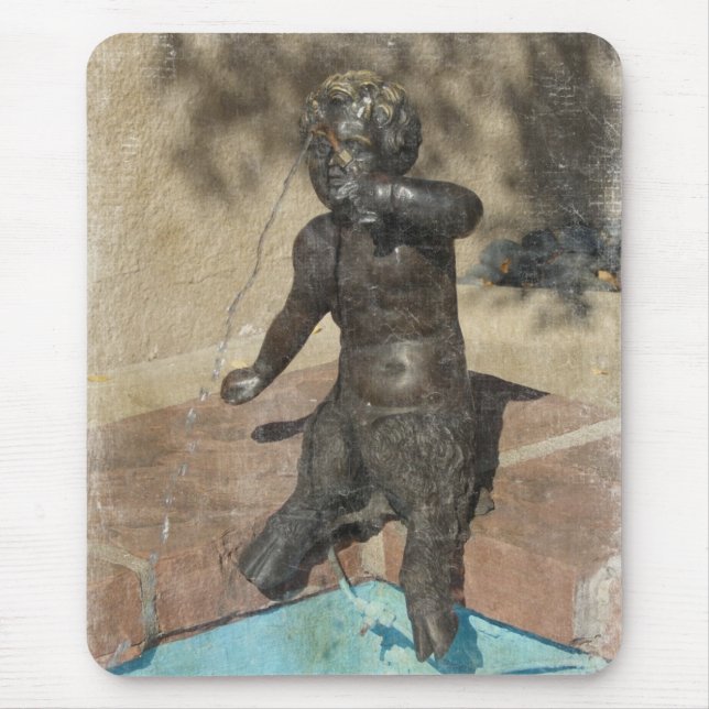 Tapis De Souris Fontaine de Satyr (Devant)