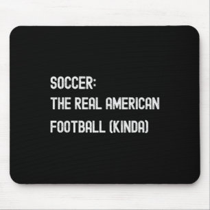 Tapis De Souris Foot Footll Drôle Fan Américain Joue Jeu Blague