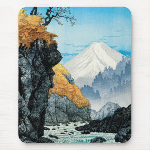Tapis De Souris Foot of Mount Ashitaka (1932) by Hiroaki Takahashi