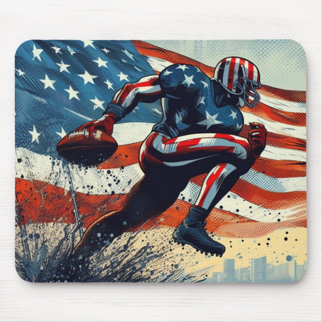 Tapis De Souris football américain (Devant)