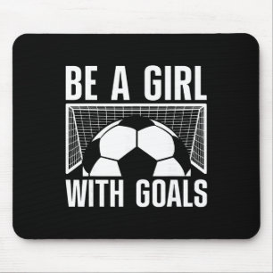 Tapis De Souris Football Cool Pour Les Femmes Filles Footll Amateu