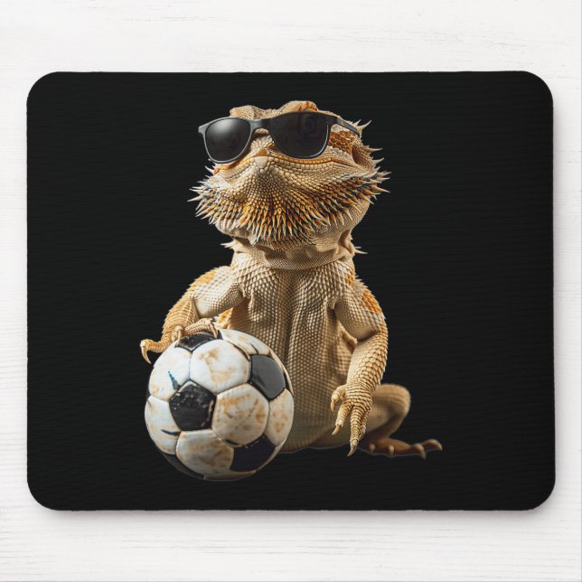 Tapis De Souris Football de Dragon Barbu  (Devant)