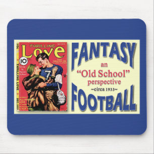 Tapis De Souris Football d'Imaginaire de la vieille école