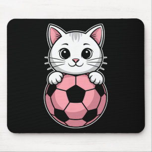 Tapis De Souris Football Drôle de Chats