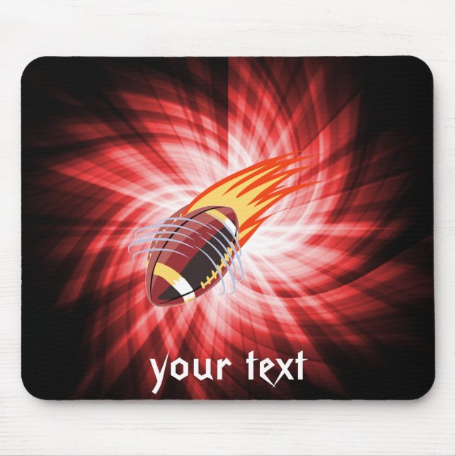 Tapis De Souris Football flamand ; Rouge (Devant)