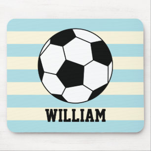 Tapis De Souris Football Football Sports Joueur Nom personnalisé
