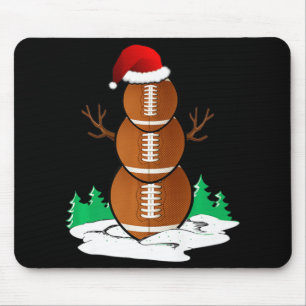 Tapis De Souris Football Snowman Balls Noël Pyjama cadeaux Hommes