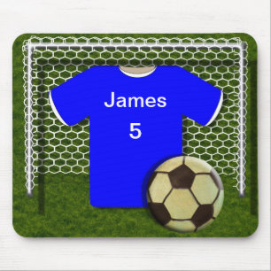 Tapis De Souris Football Soccer Thème Personnalisé Mouepad