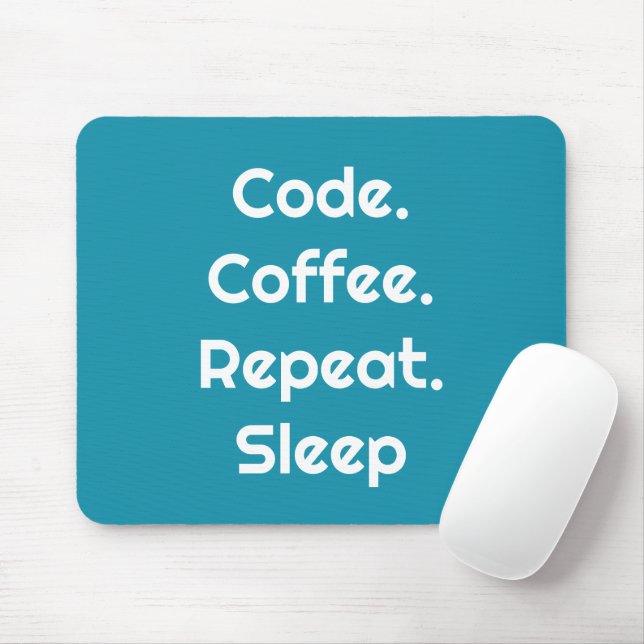 Tapis De Souris For Engineers – Code. Coffee. Sleep Mouse Pad (Avec souris)
