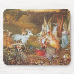 Tapis De Souris Forêt enchantée par l'artiste John Anster Fitzgera