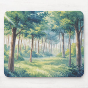 Tapis de souris forêt inspiré de Studio Ghibli