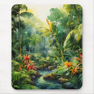 Tapis De Souris Forêt tropicale