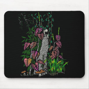Tapis De Souris Forêt tropicale néon