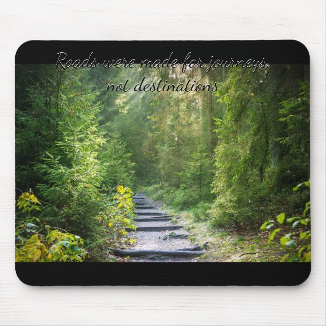 Tapis De Souris Forêt verte avec devis (Devant)