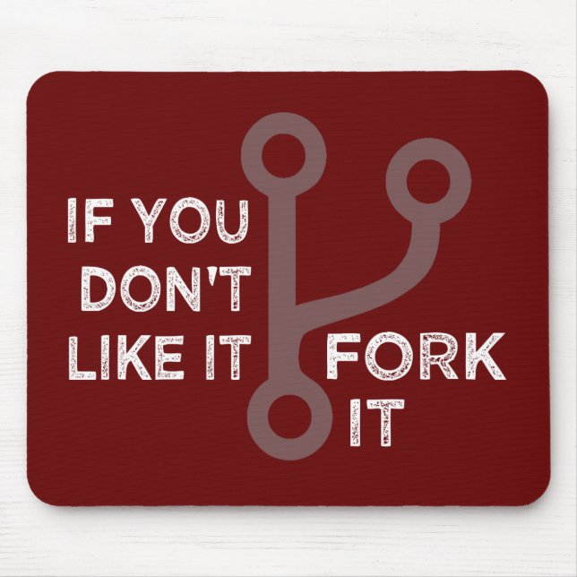 Tapis De Souris Fork It Mousepad (Devant)
