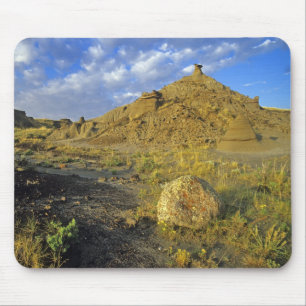 Tapis De Souris Formations des Badlands au Dinosaur Provincial Par