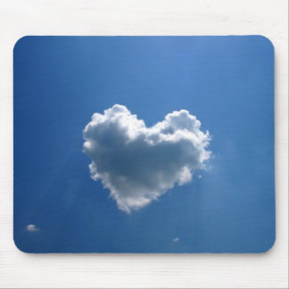 Tapis De Souris Forme de nuage d'un coeur