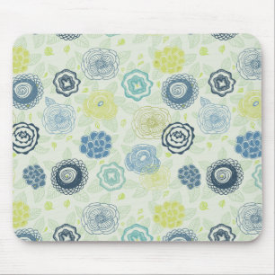 Tapis De Souris Forme florale élégante avec fleurs mignonnes