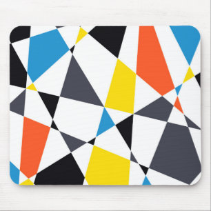 Tapis De Souris Formes géométriques colorées, fraîches, à la 