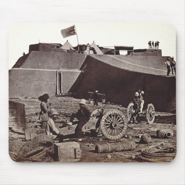 Tapis De Souris Fort de Pehlang, 1860 (copie d'argent d'albumen) (Devant)