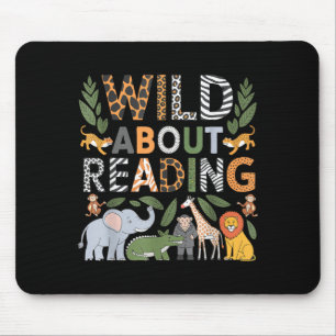 Tapis De Souris Fou de lecture de livres et bouquineur