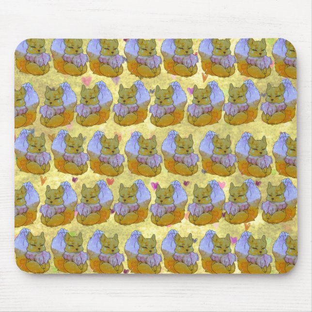 Tapis De Souris Fox named Dice (Devant)